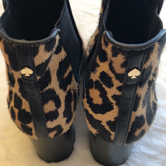 Kate Spade Leopard print Calf Hair Booties size 7. - Picture 7 of 9